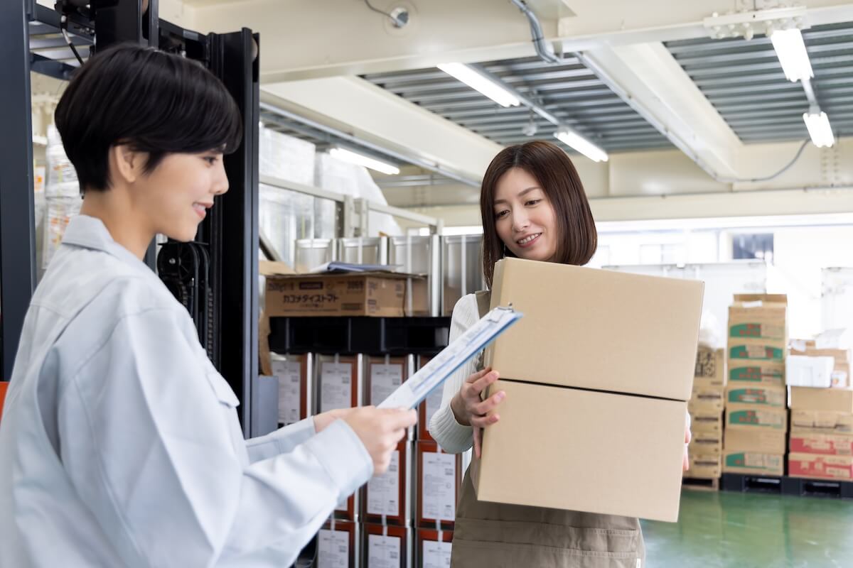 吸引力に自信あり!の小型家電のピッキング、出荷作業