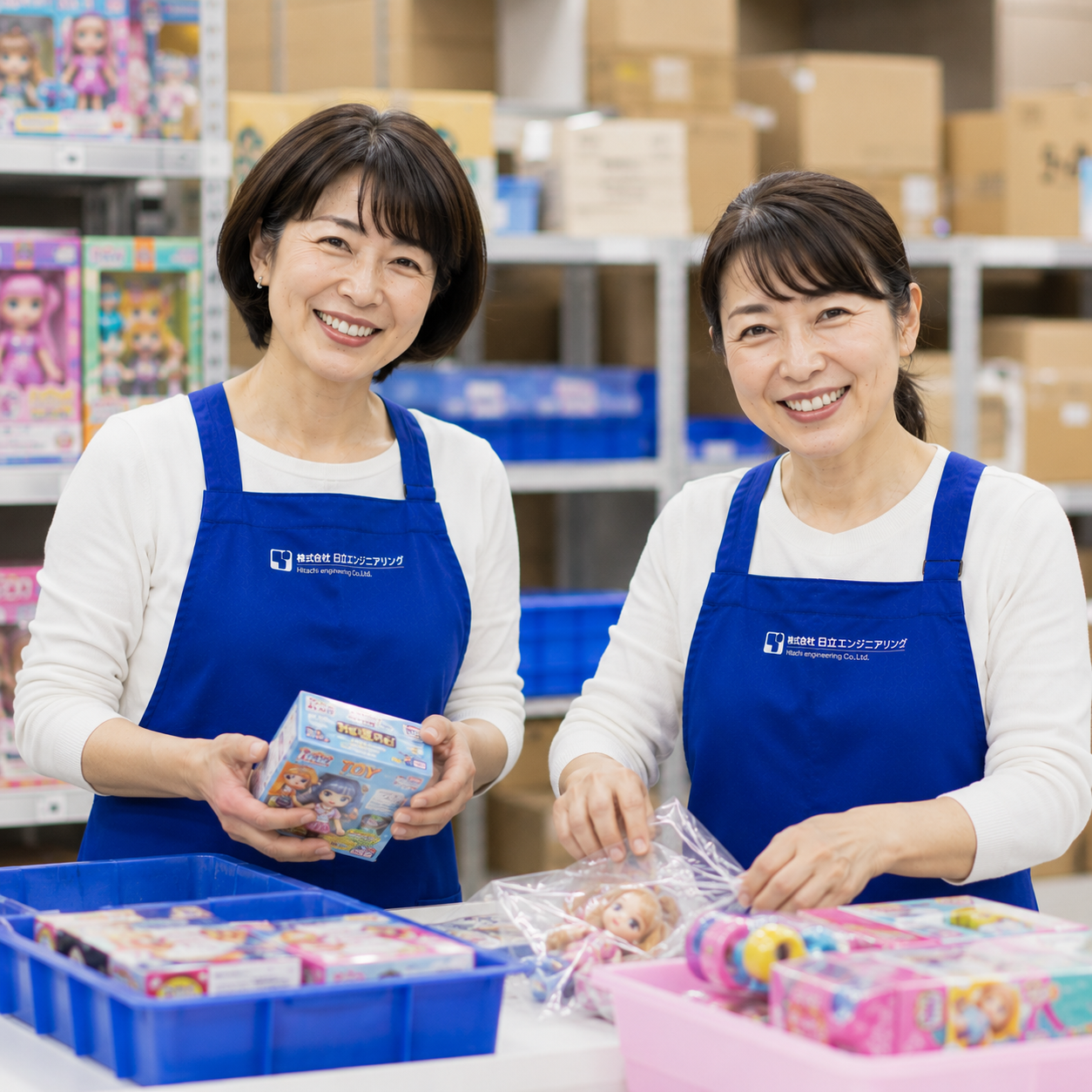 好アクセス！時給1,326円+交通費補助500円！輸入おもちゃの検品や袋入れ作業♪