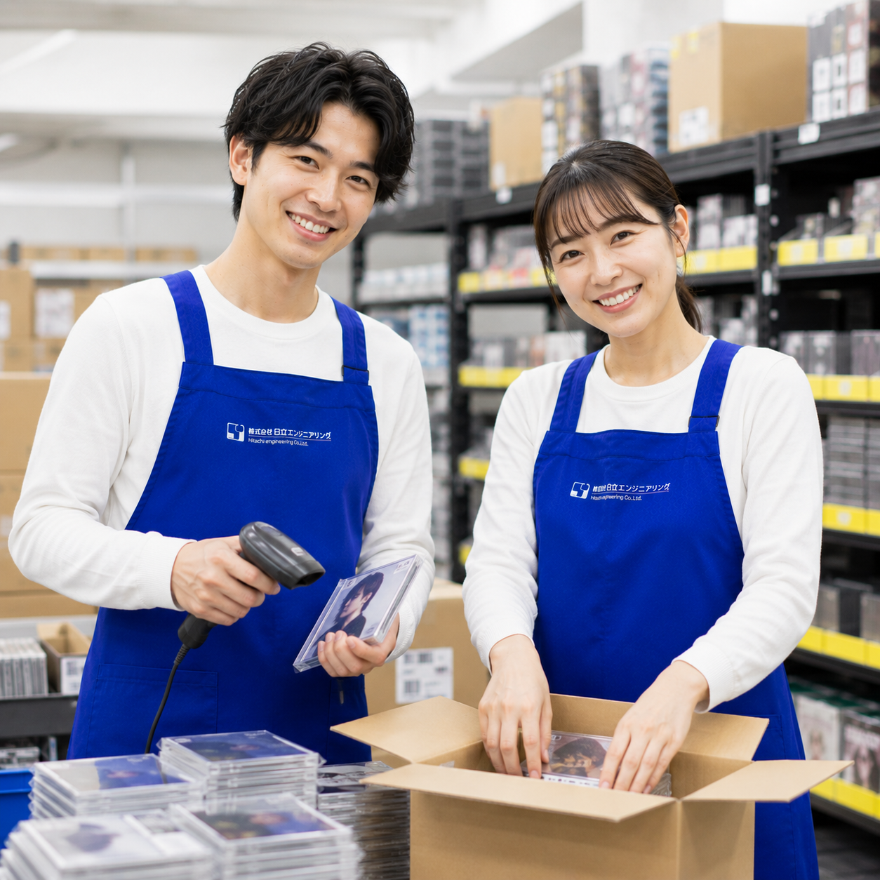 ＼レア／新譜CDの特典などのセット組み、梱包作業