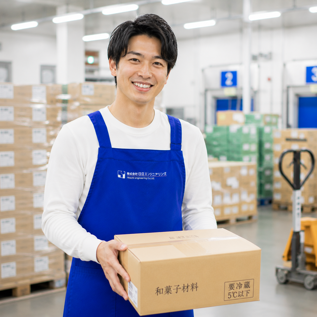 【1,373円】【冷蔵】倉庫内での食品の仕分けやパレタイズ作業♪