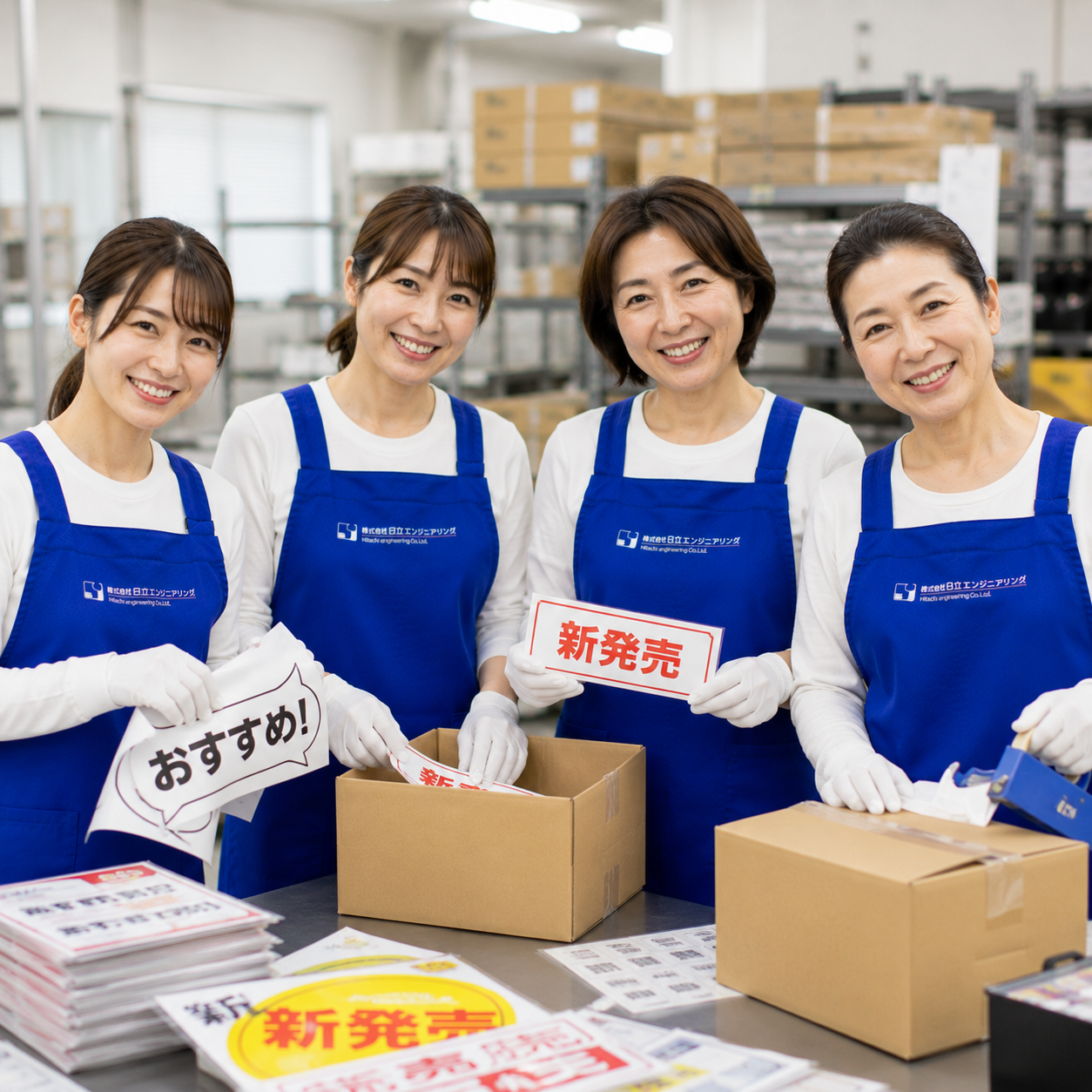 初心者でも出来る簡単ラベル貼り作業！！