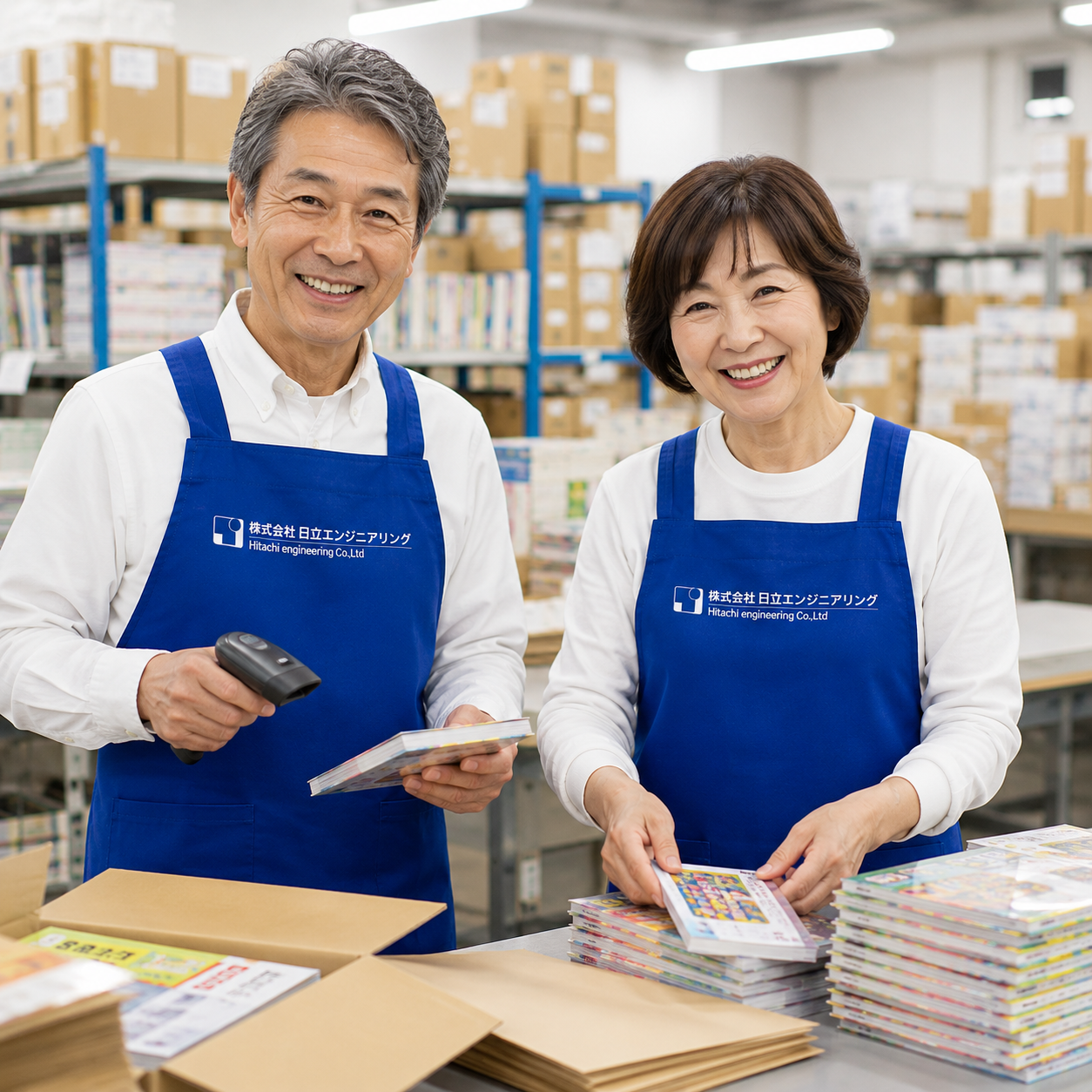 カンタン！書籍のカバーかけ、付録セット作業