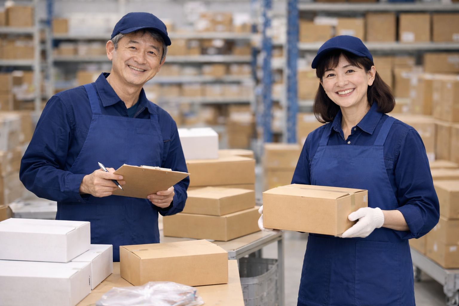 【週3日～OK】出来たばかりの倉庫でハイブランドの出荷！【日勤・夜勤】