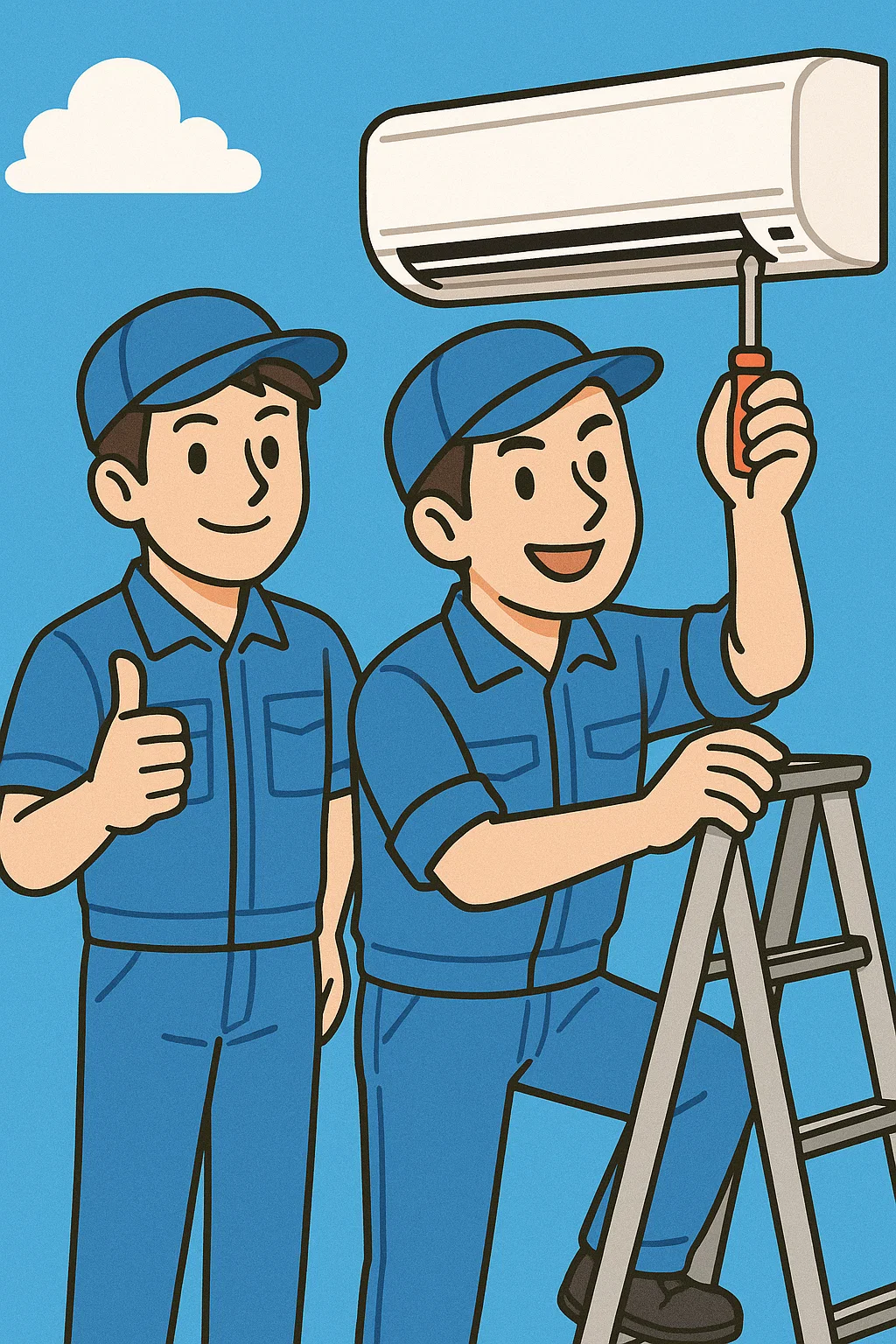 【期間限定/月23万↑】🔰初心者OK🔰エアコン修理の「補助」スタッフ募集🔧【20代~40代活躍中!】