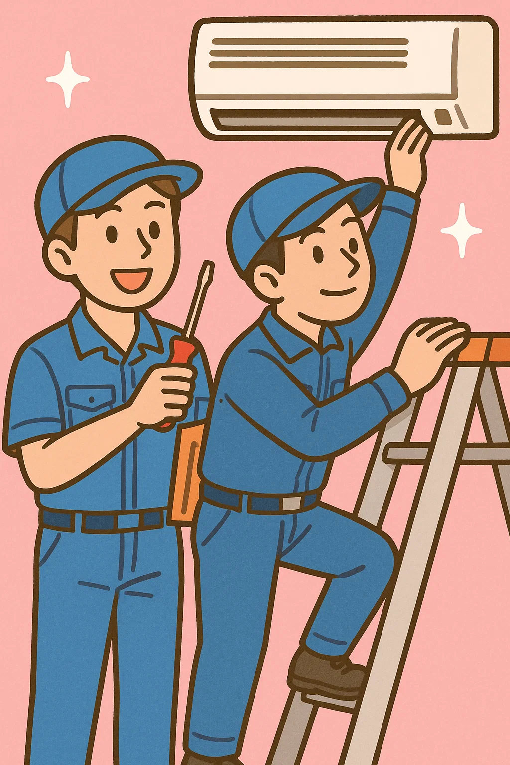 【期間限定/月23万↑】🔰初心者OK🔰エアコン修理の「補助」スタッフ募集🔧【20代~40代活躍中!】