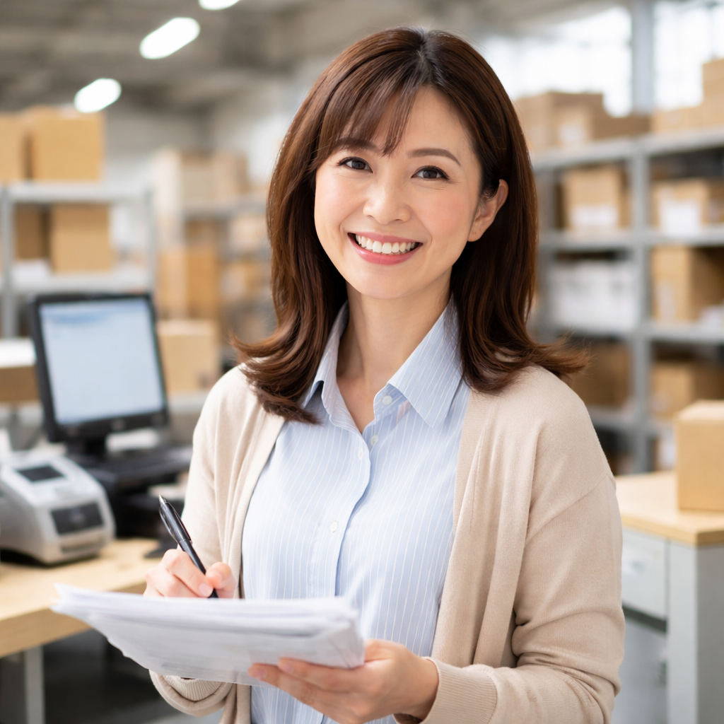 きれいな倉庫で事務ワーク｜週3日～物流事務